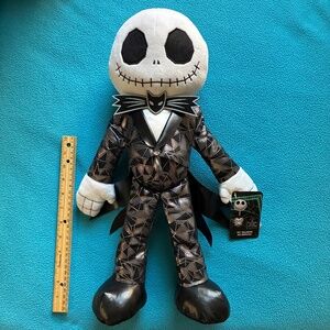 NEW The Nightmare Before Christmas Jack Skellington Large Plush (Faceted Suit)